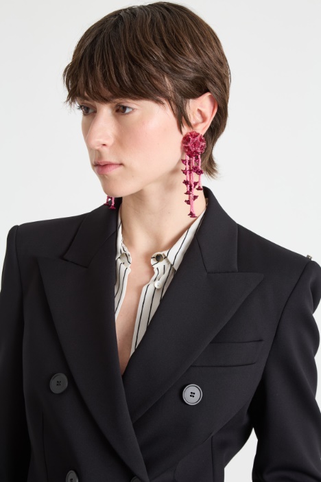 Blazer doppiopetto in jersey