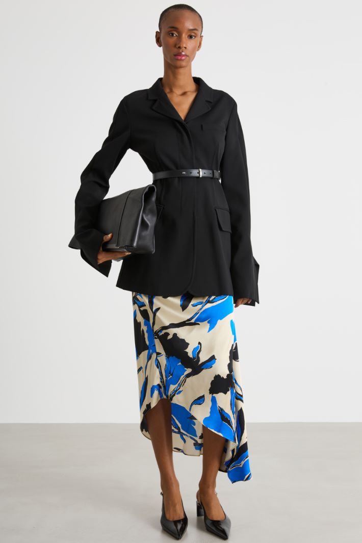 Crepe jersey blazer Intrend