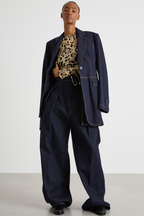 Animal-print Tulle Top Intrend