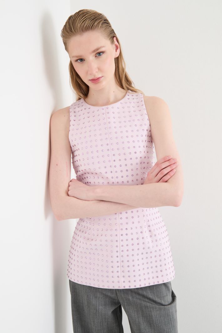 Fitted rhinestone top Intrend - 2