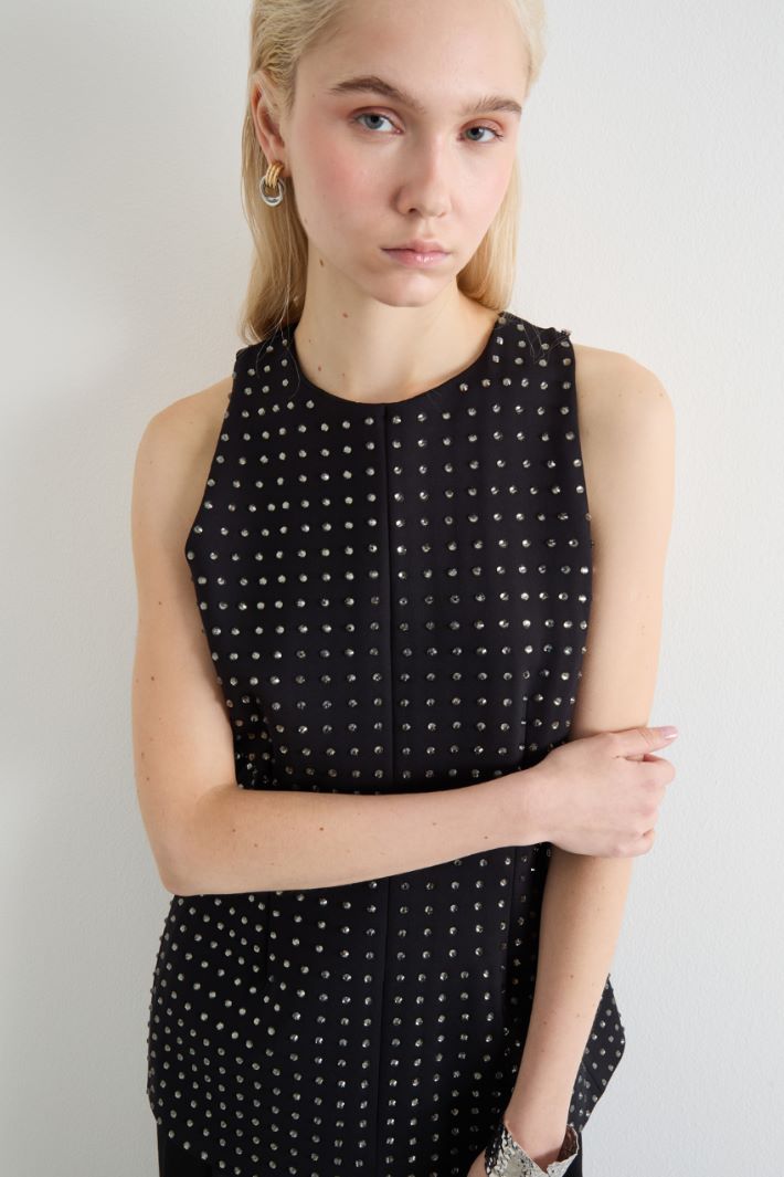 Fitted rhinestone top Intrend - 3