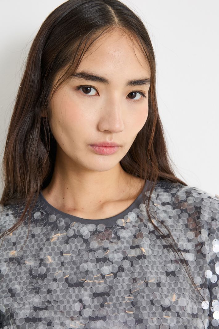 Sequin T-shirt Intrend - 3