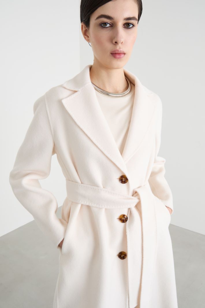 Cappotto in double - BIANCO - Intrend - 3