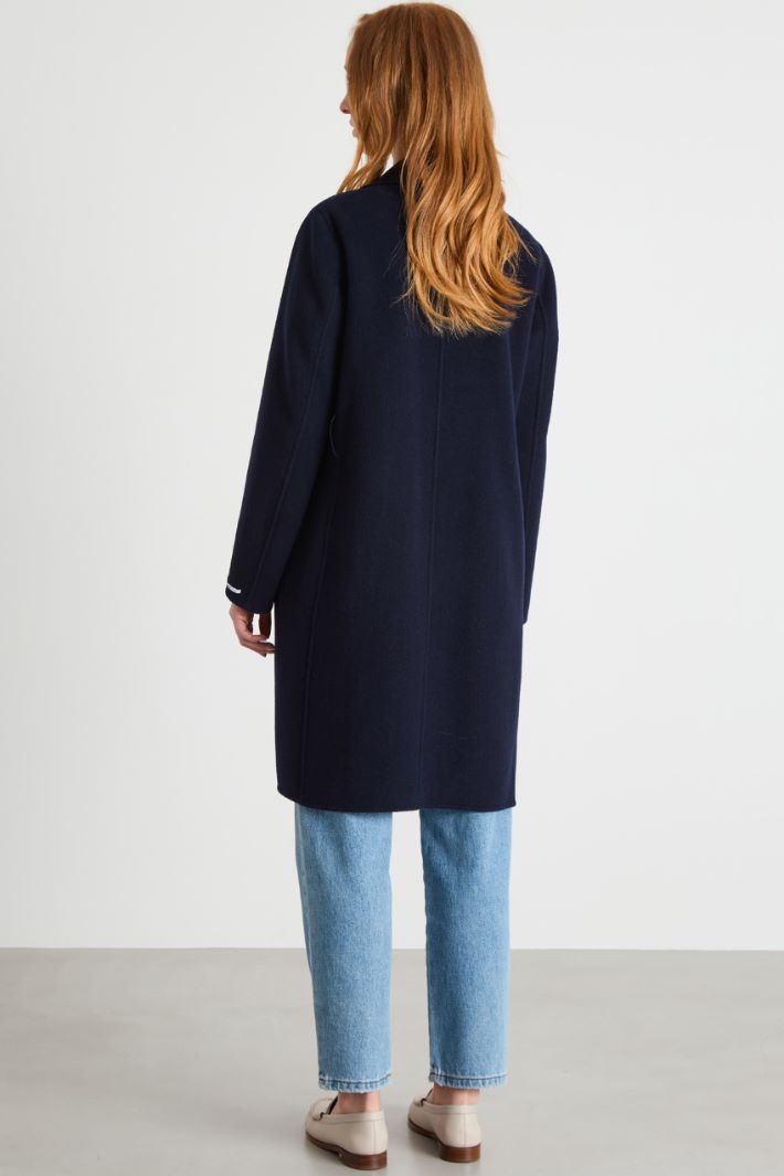 Double-faced wool-blend coat Intrend - 4