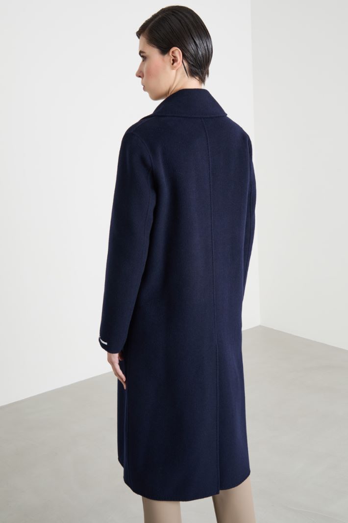 Abrigo cruzado con cinturón Intrend - 4