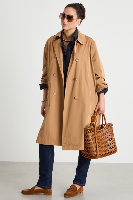 Double-breasted trench coat Intrend