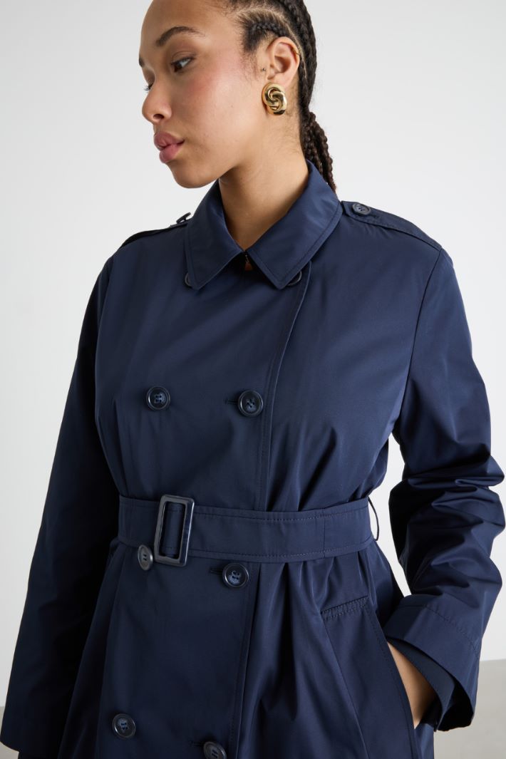 Double-breasted trench coat Intrend - 3