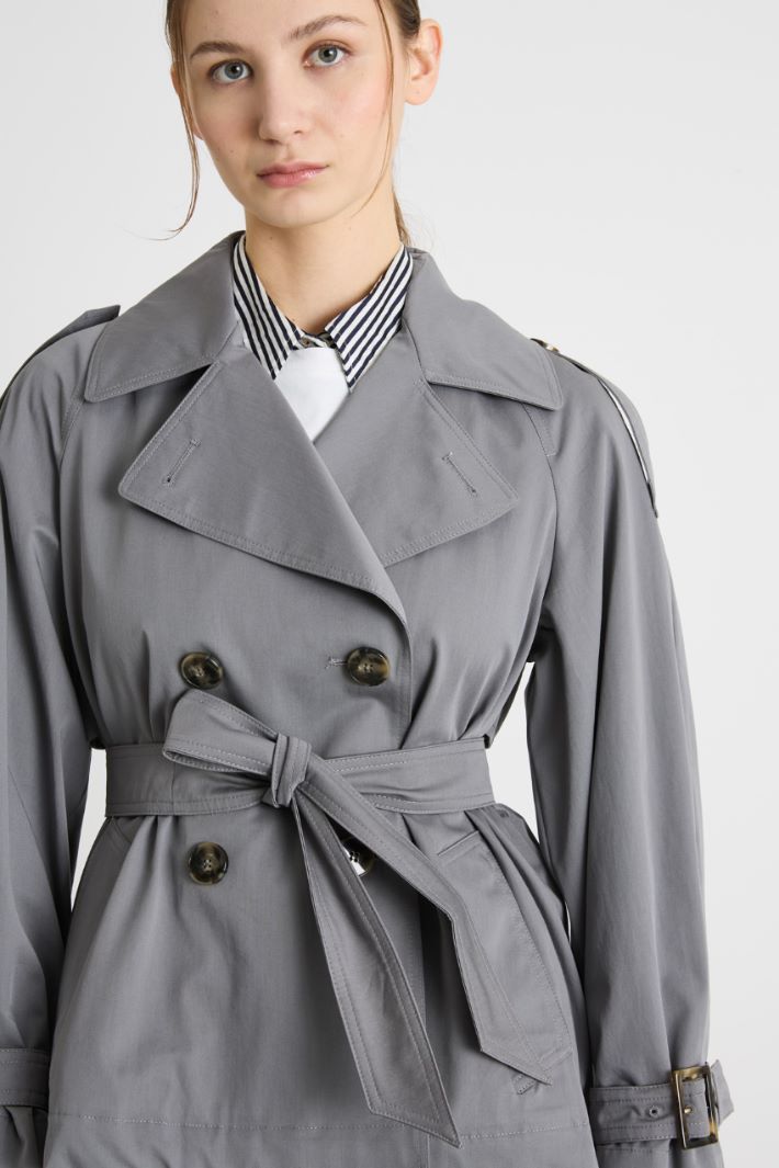 Short trench coat Intrend - 3