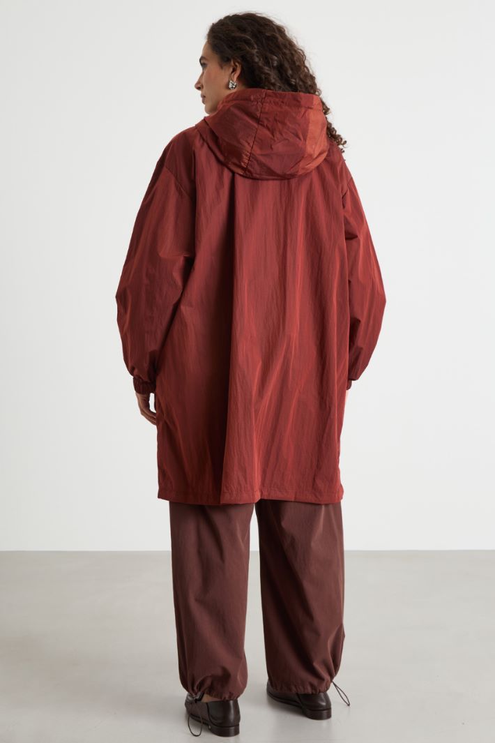 Hooded technical fabric parka Intrend - 4