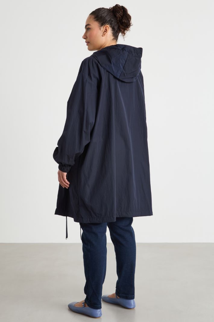 Hooded technical fabric parka Intrend - 4