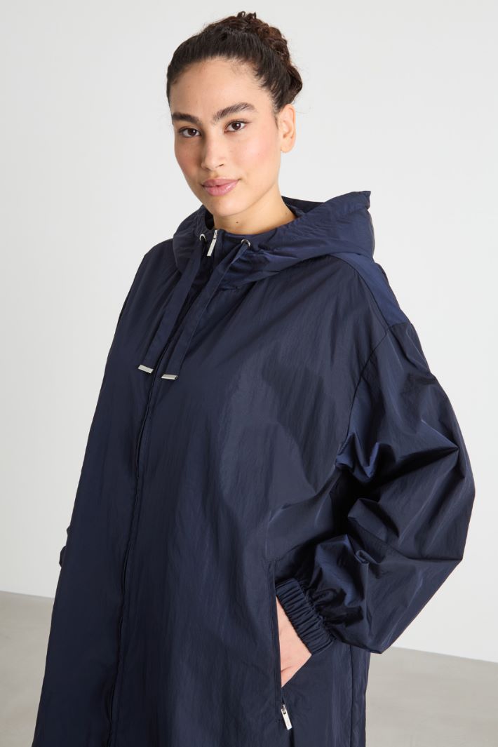 Hooded technical fabric parka Intrend - 3