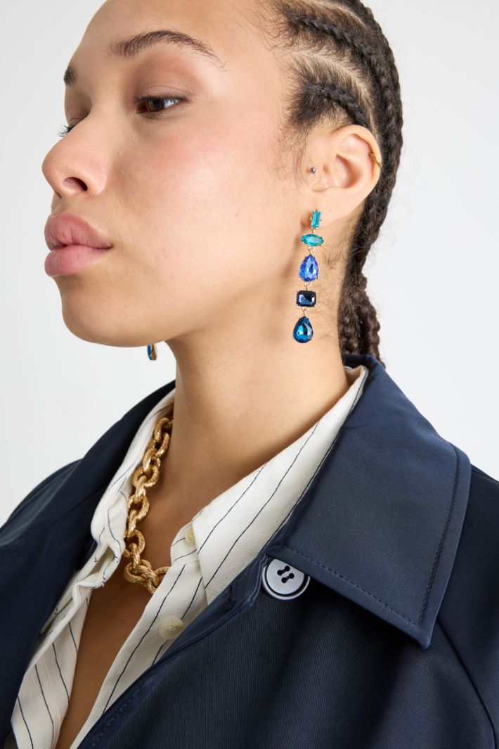 Trench corto in gabardina Intrend - 3