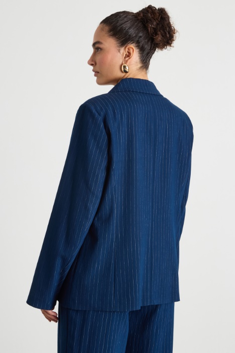 Blazer de raya diplomática