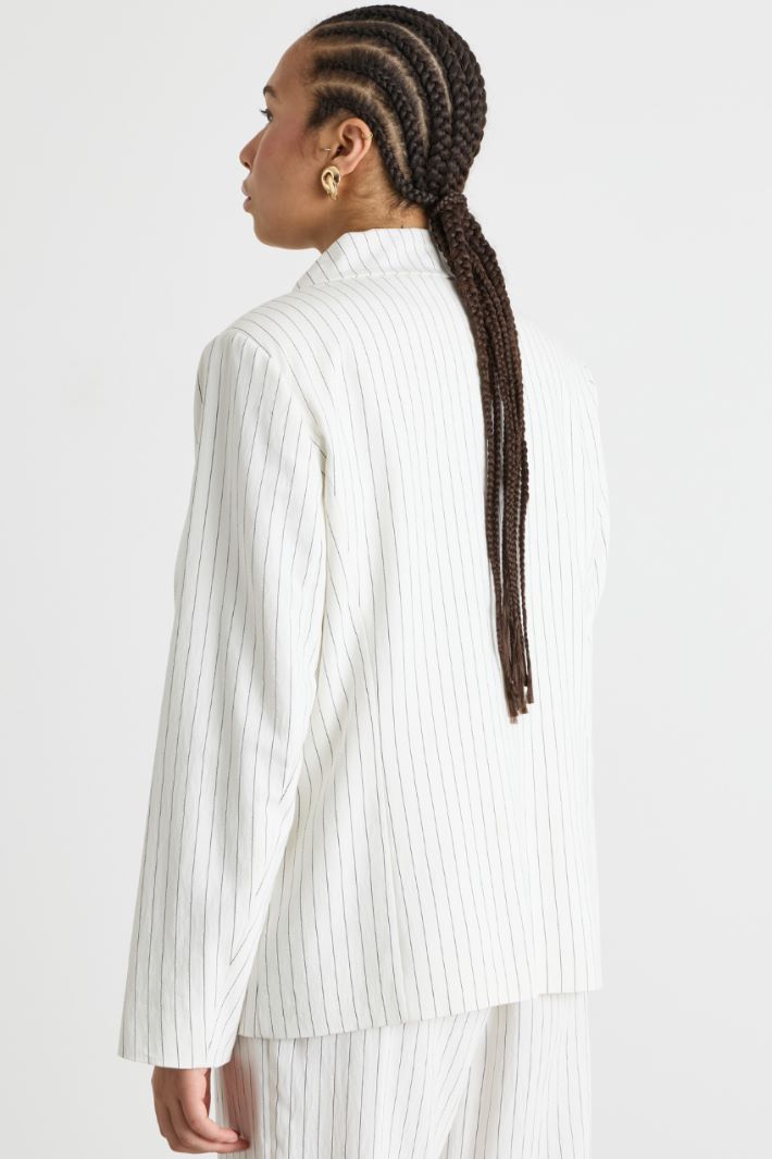 Pinstripe blazer Intrend - 4