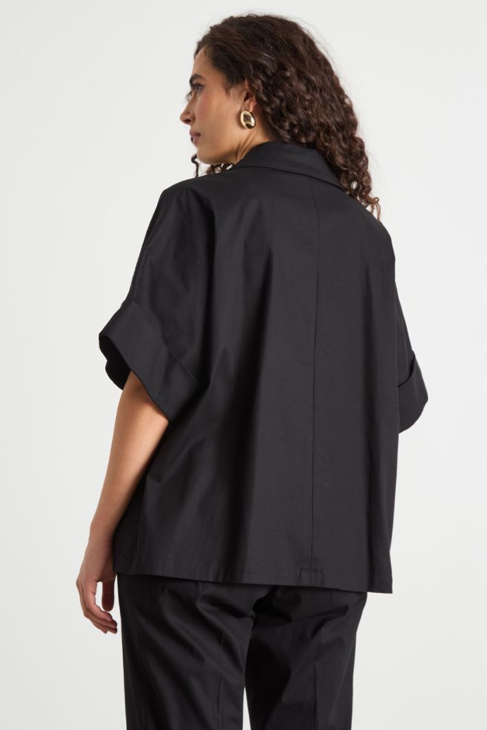 Boxy blazer with wide sleeves Intrend - 4