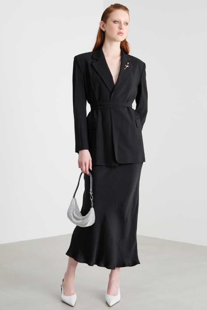 Belted cut-out blazer Intrend
