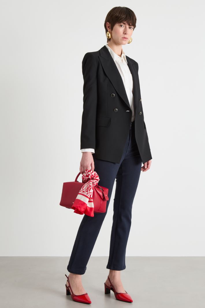Fitted double-breasted blazer Intrend