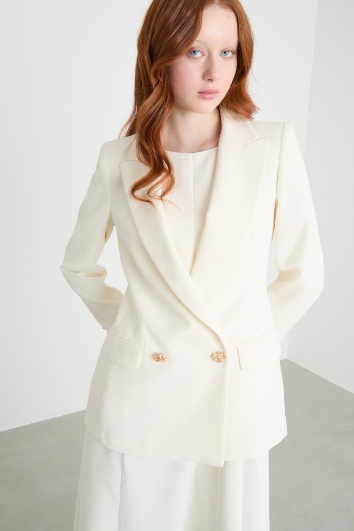 Blazer lungo in raso opaco Intrend - 2