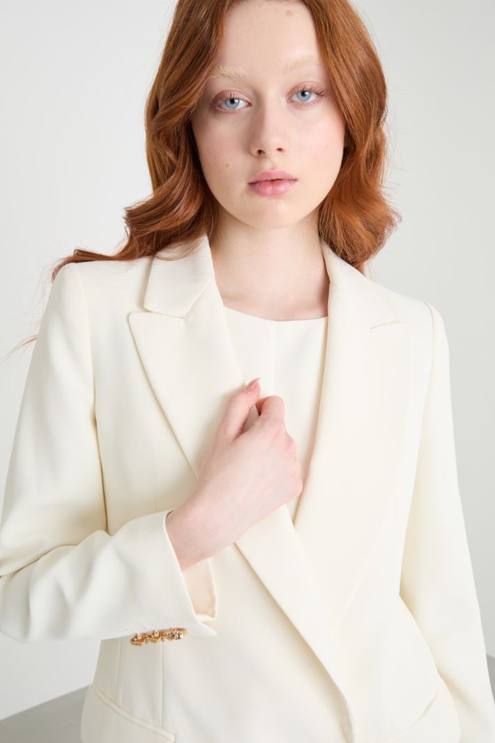 Blazer lungo in raso opaco Intrend - 3