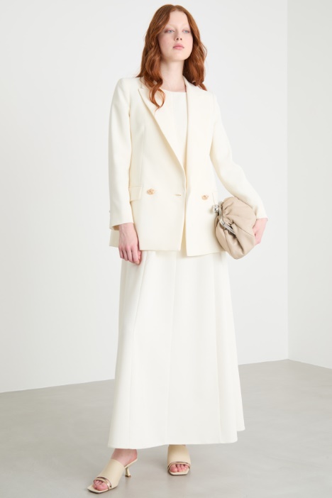 Blazer lungo in raso opaco Intrend