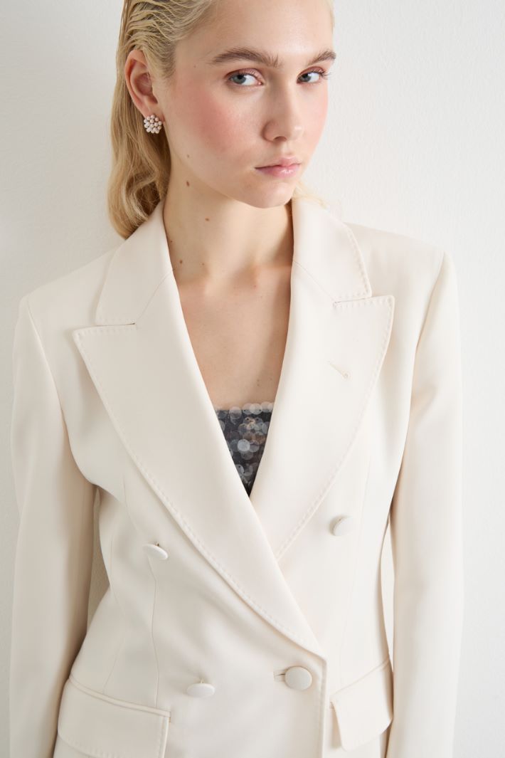 Double-breasted peaked-lapel blazer Intrend - 3