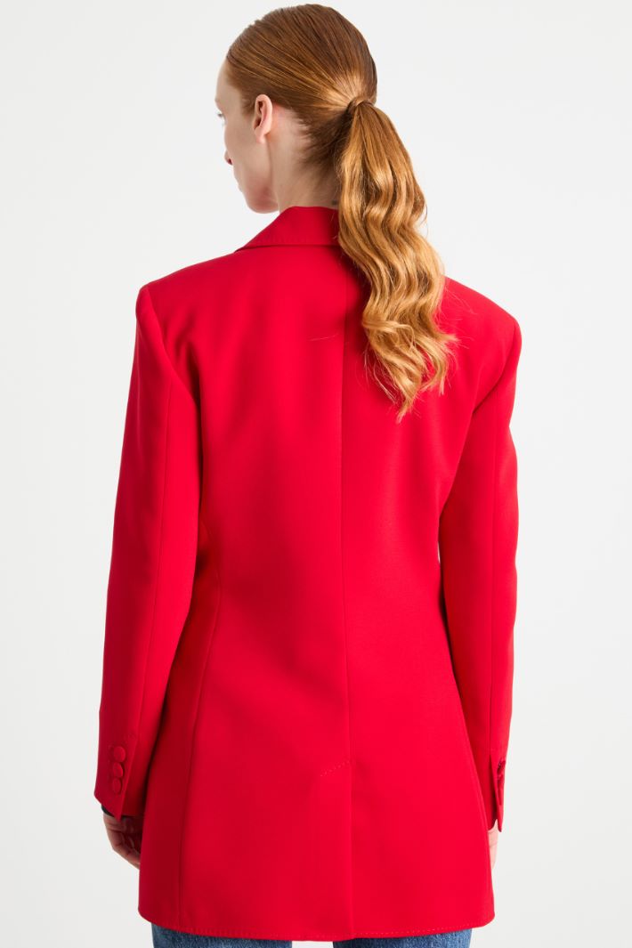 Double-breasted peaked-lapel blazer Intrend - 4