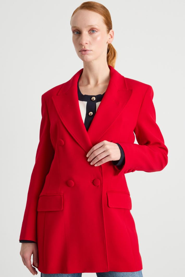 Double-breasted peaked-lapel blazer Intrend - 2