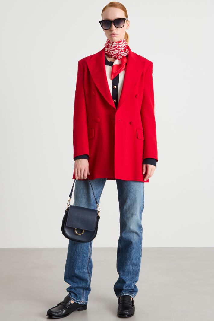 Double-breasted peaked-lapel blazer Intrend