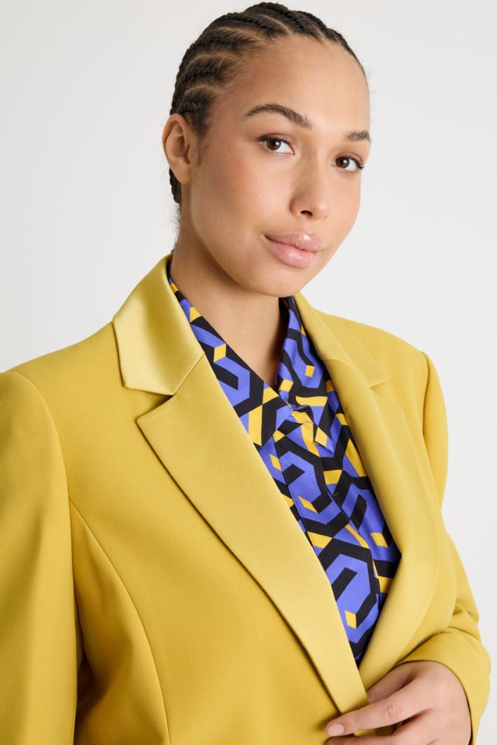 Blazer in raso opaco Intrend - 3