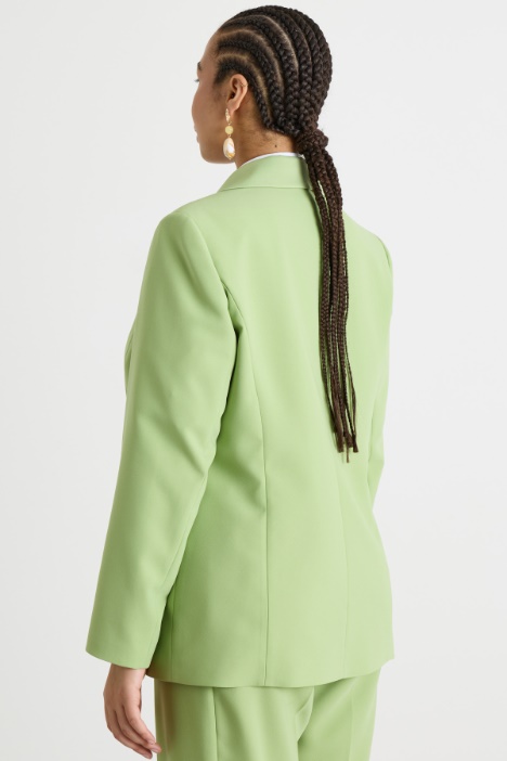 Blazer in raso opaco