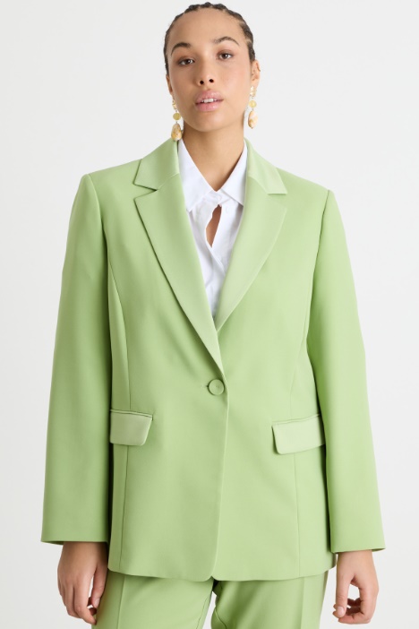 Blazer in raso opaco Intrend