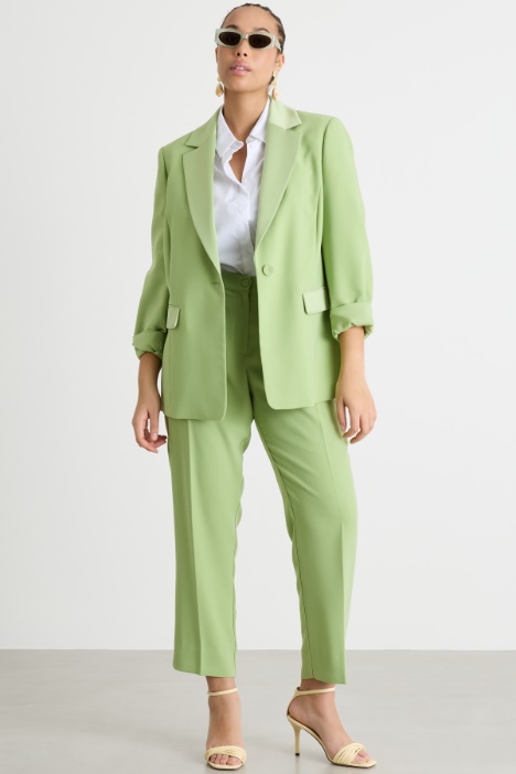 Blazer in raso opaco Intrend