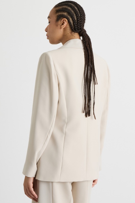 Blazer in raso opaco