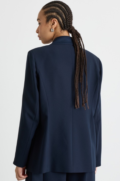Blazer de raso mate