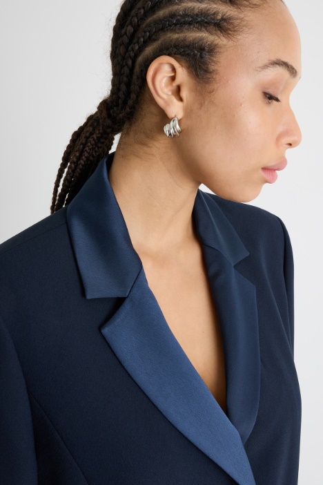 Blazer de raso mate