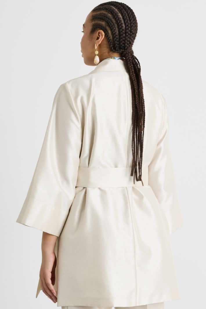 Giacca blazer in shantung Intrend - 4