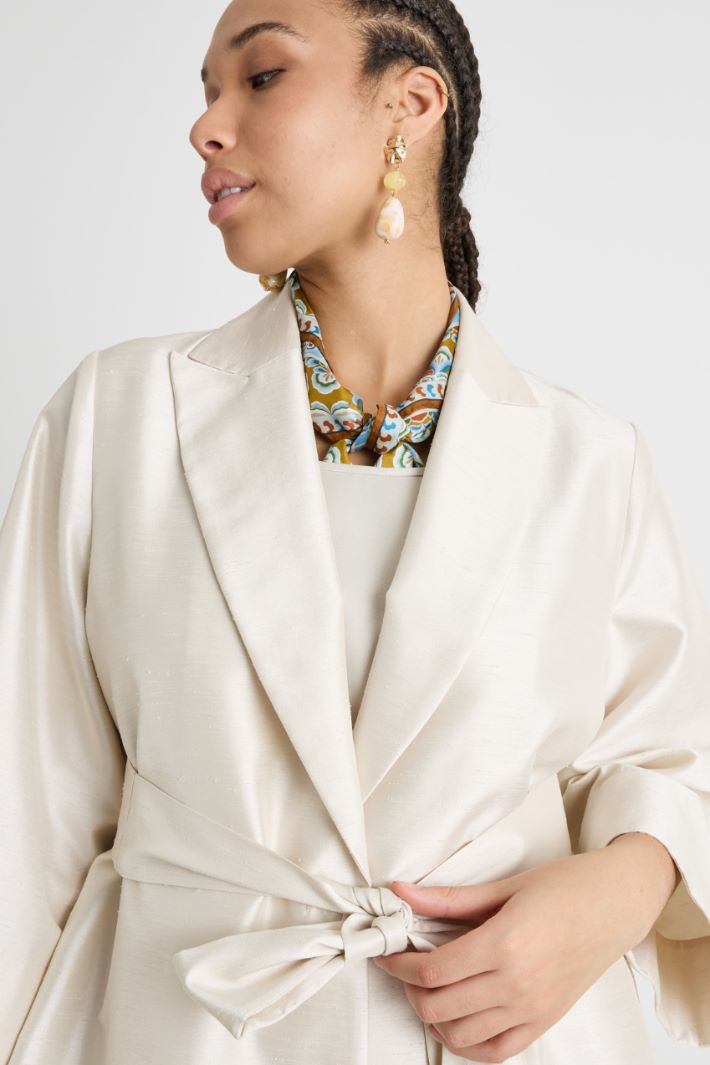 Giacca blazer in shantung Intrend - 3