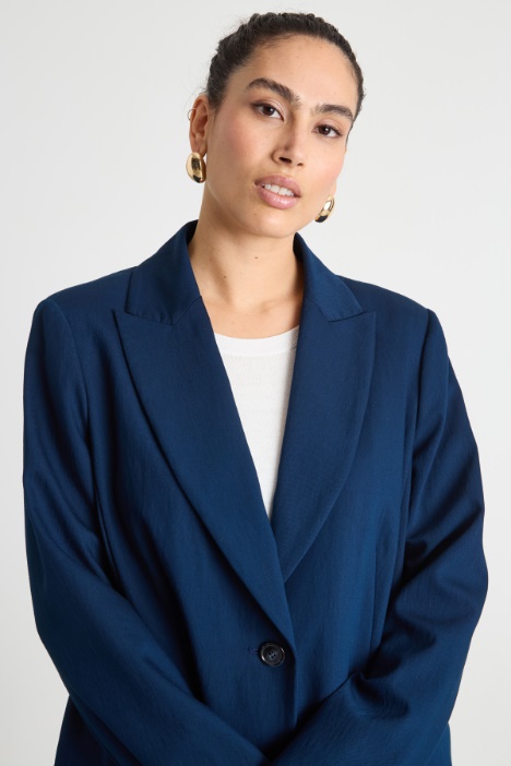 Blazer con solapas de pico