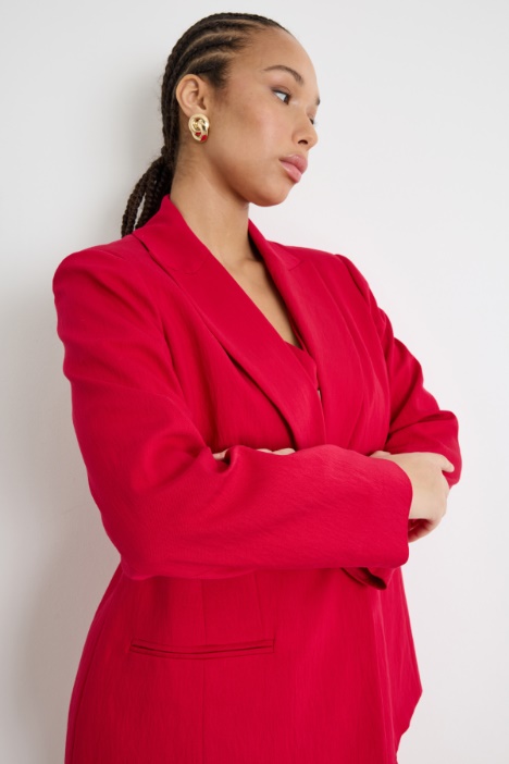 Blazer con solapas de pico