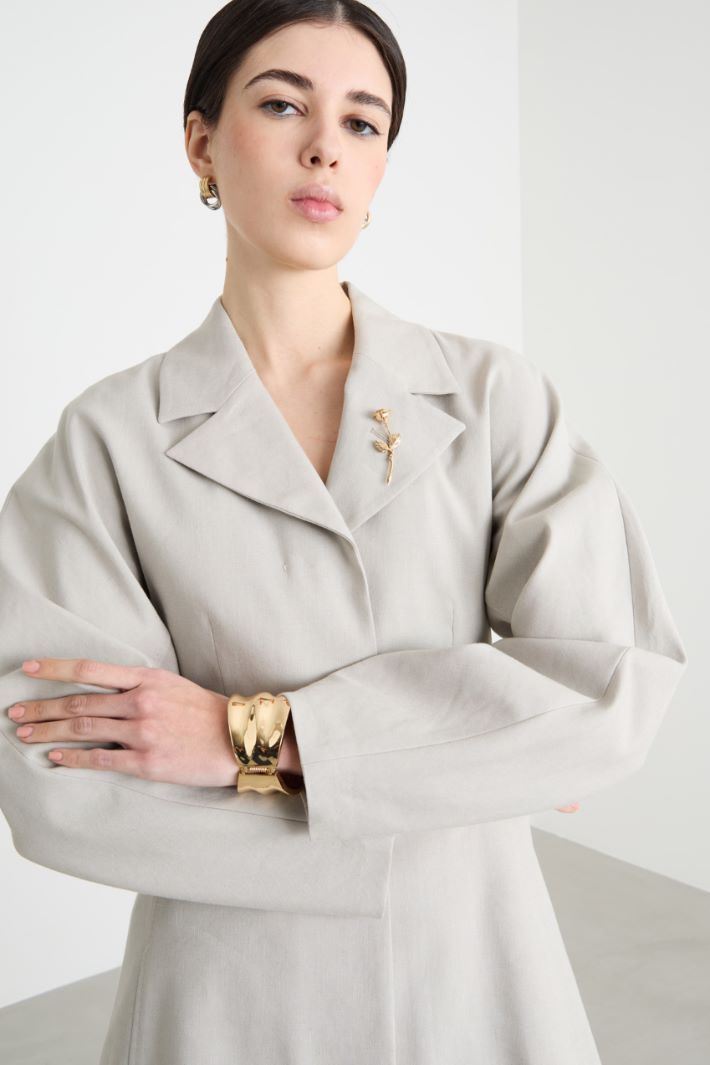 Slim-fit blazer with a narrow lapel Intrend - 2