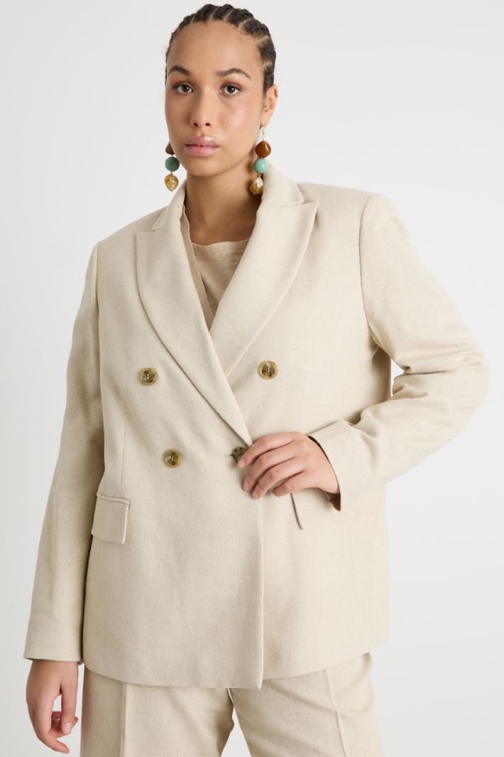 Blazer jacquard doppiopetto Intrend - 2