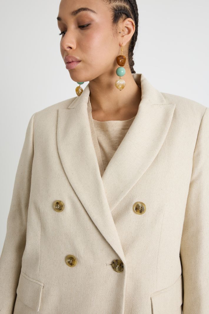 Blazer jacquard doppiopetto Intrend - 3