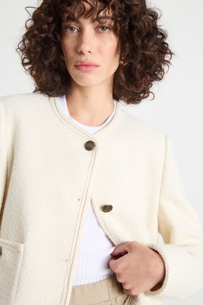 Stretch basketweave jacket Intrend - 3