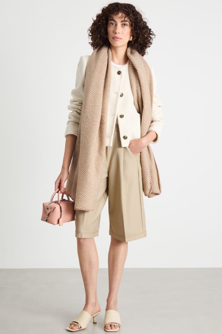 Stretch basketweave jacket Intrend