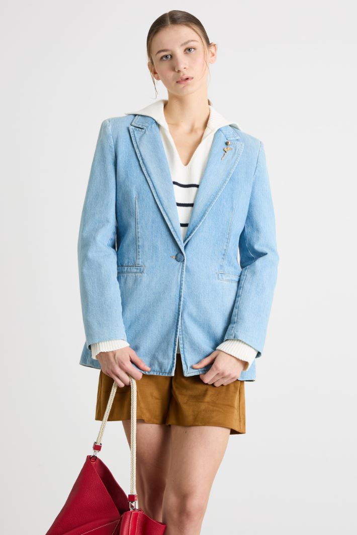 Blazer in jeans Intrend - 2