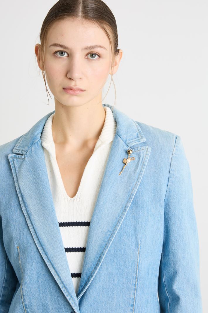 Blazer in jeans Intrend - 3