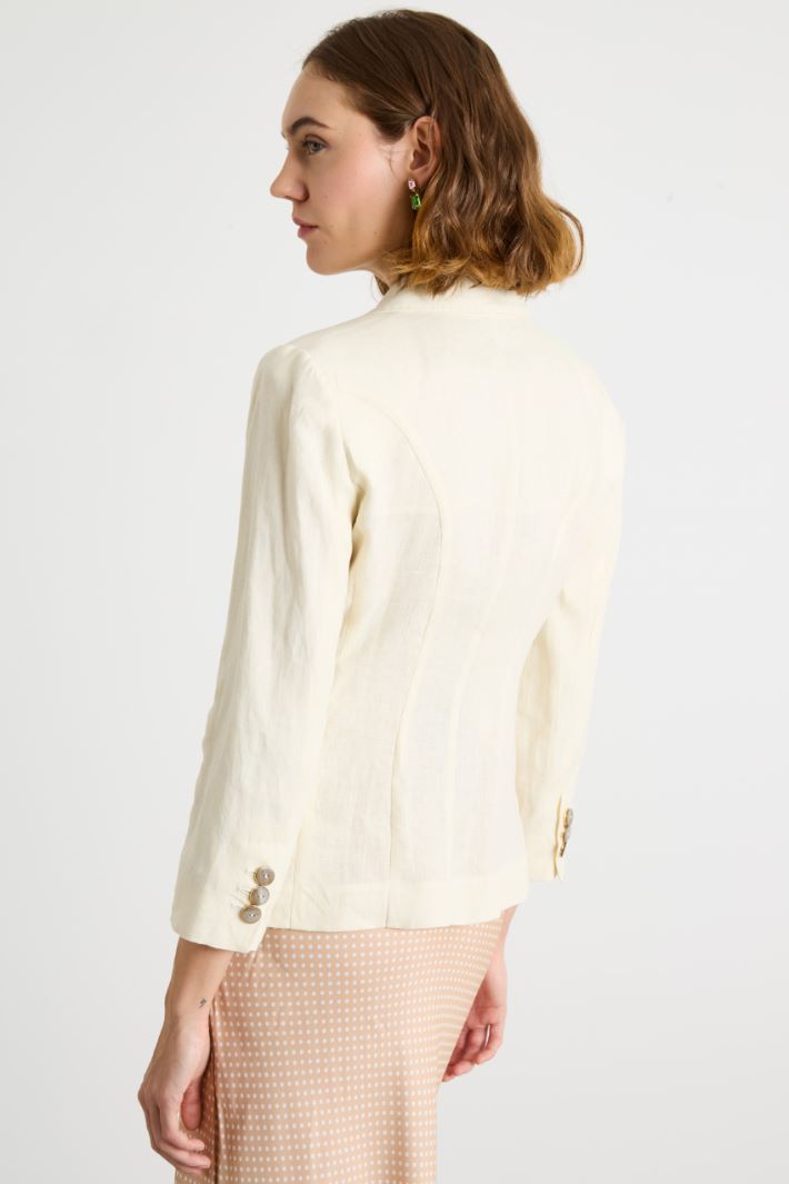 Slim-fit single-button blazer Intrend - 4