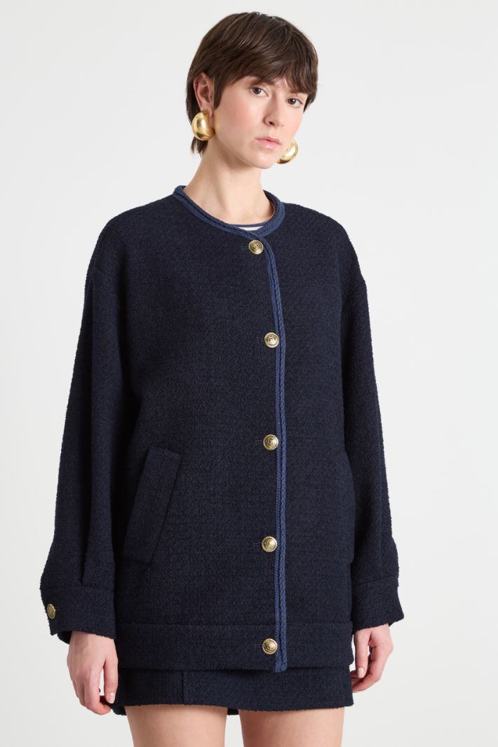 Stretch basketweave jacket Intrend - 2