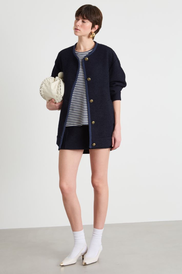 Stretch basketweave jacket Intrend