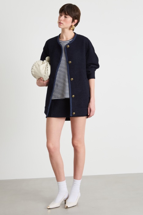 Stretch basketweave jacket Intrend